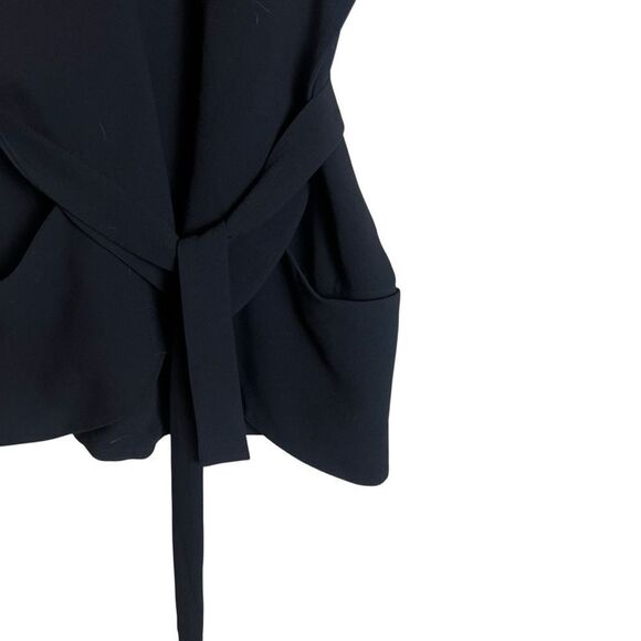 Matteson black tie waist vest. Size small - Picture 4 of 7